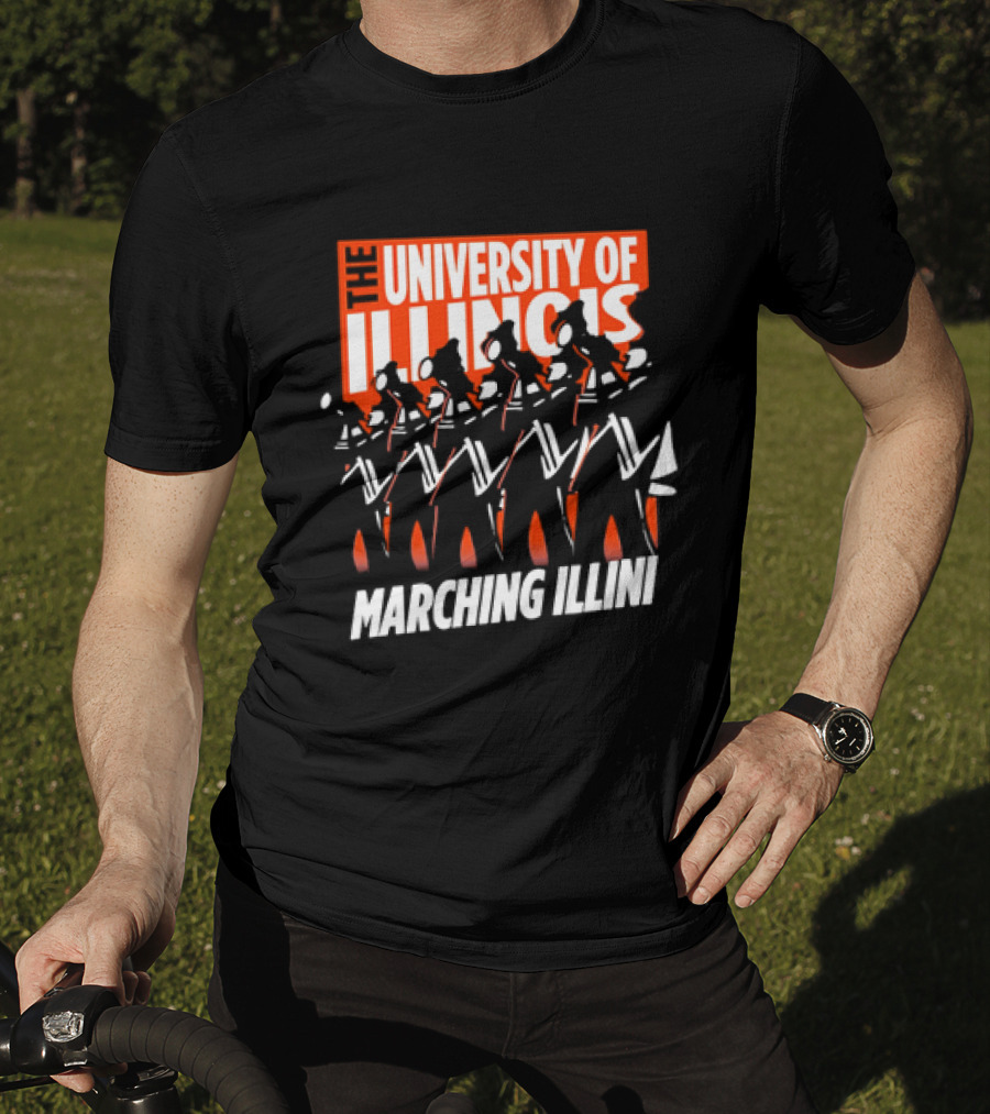 The University Of Illinois Marching Illini Band T-Shirt