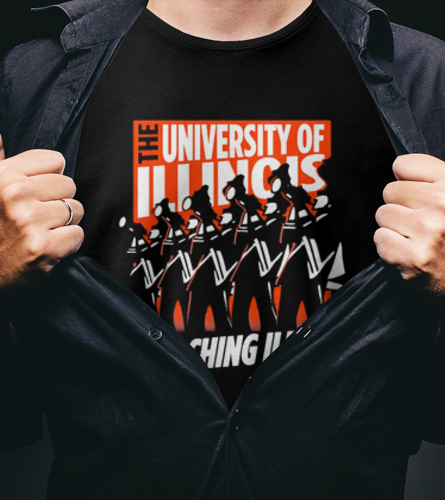The University Of Illinois Marching Illini Band T-Shirt