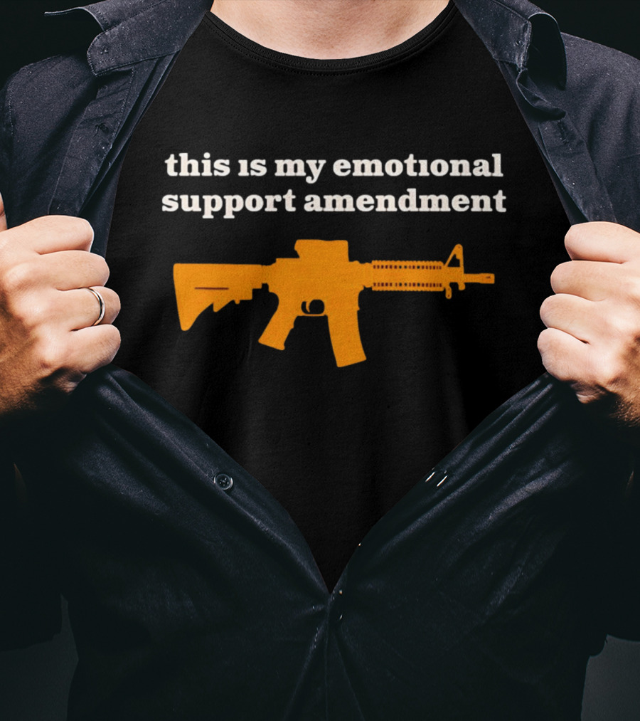 This Is My Emotional Support Amendment Rifle T-Shirt