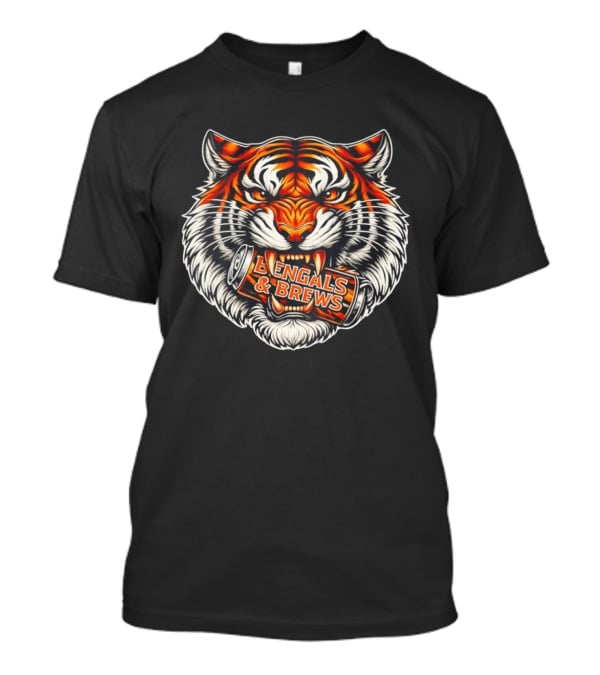 Tiger Bite Bengals & Brews Can T-Shirt