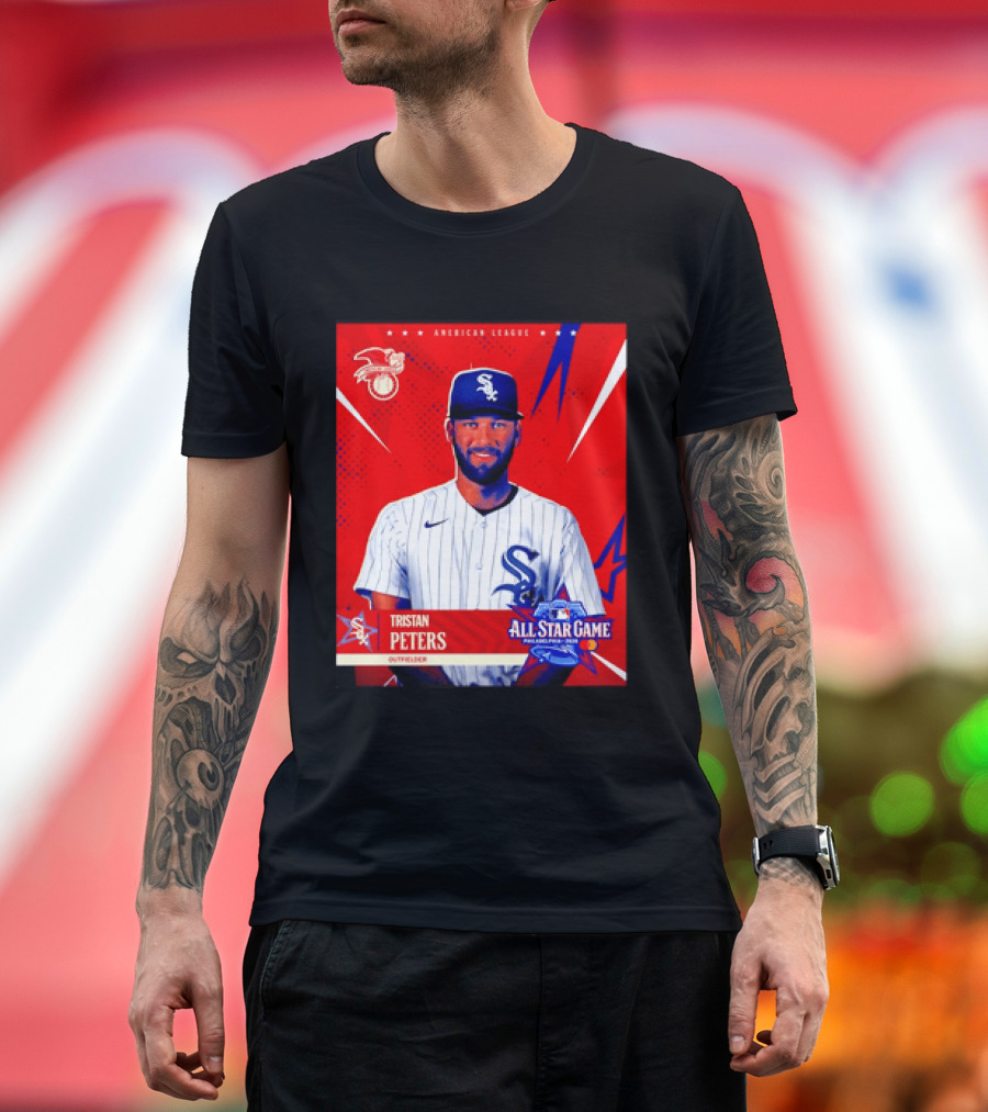 Tristan Peters Chicago White Sox 2026 American League All Star Game Outfielder T-Shirt