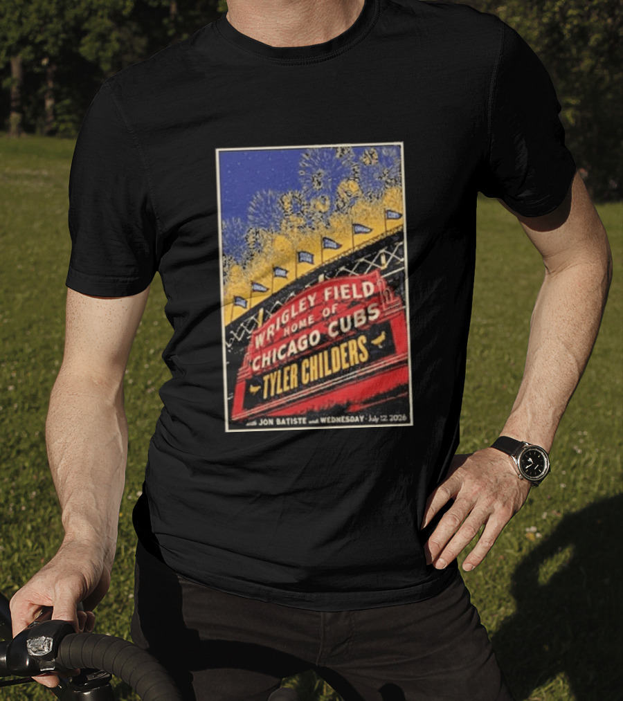Tyler Childers Wrigley Field Home Of Chicago Cubs Event July 12 2026 T-Shirt