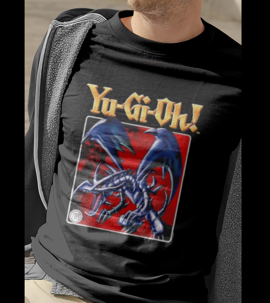 Yu Gi Oh 25th Anniversary Red Eyes Black Dragon Card T-Shirt