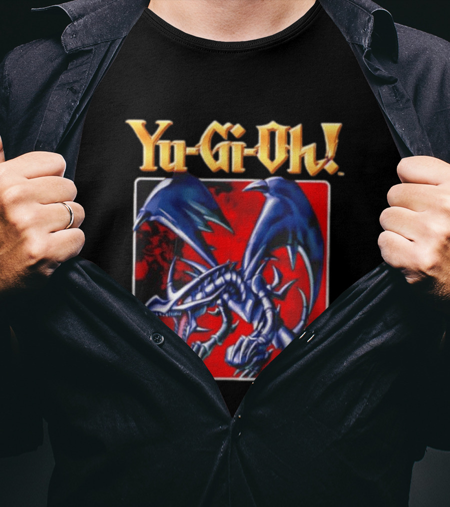 Yu Gi Oh 25th Anniversary Red Eyes Black Dragon Card T-Shirt