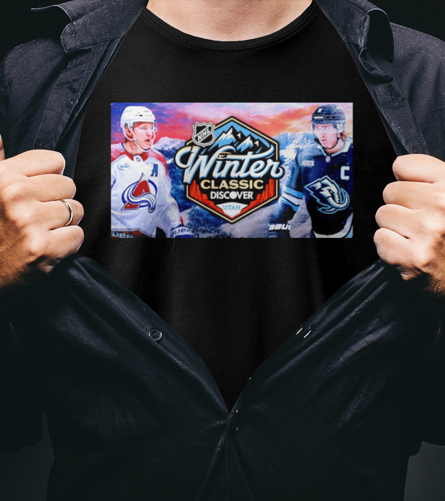 NHL Winter Classic Discover Utah Colorado Avalanche Vs Mammoth T-Shirt