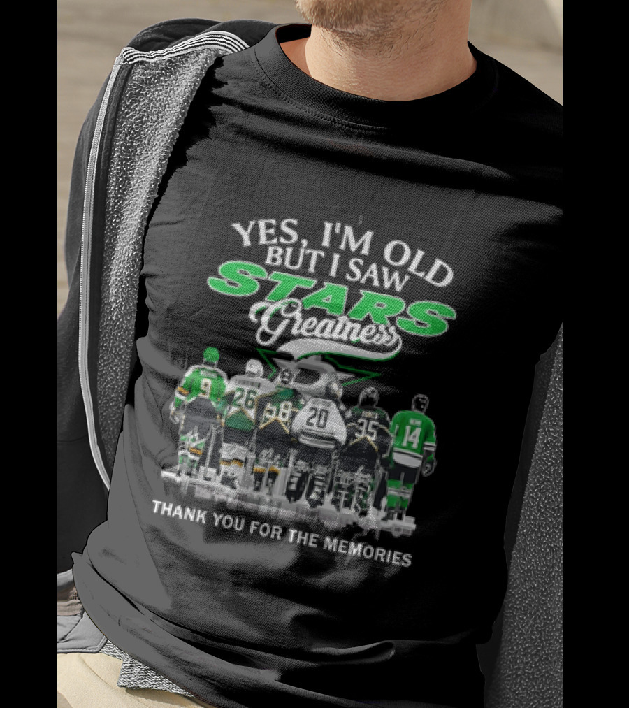 Yes I'm Old But I Saw Stars Greatness Thank You For The Memories T-Shirt