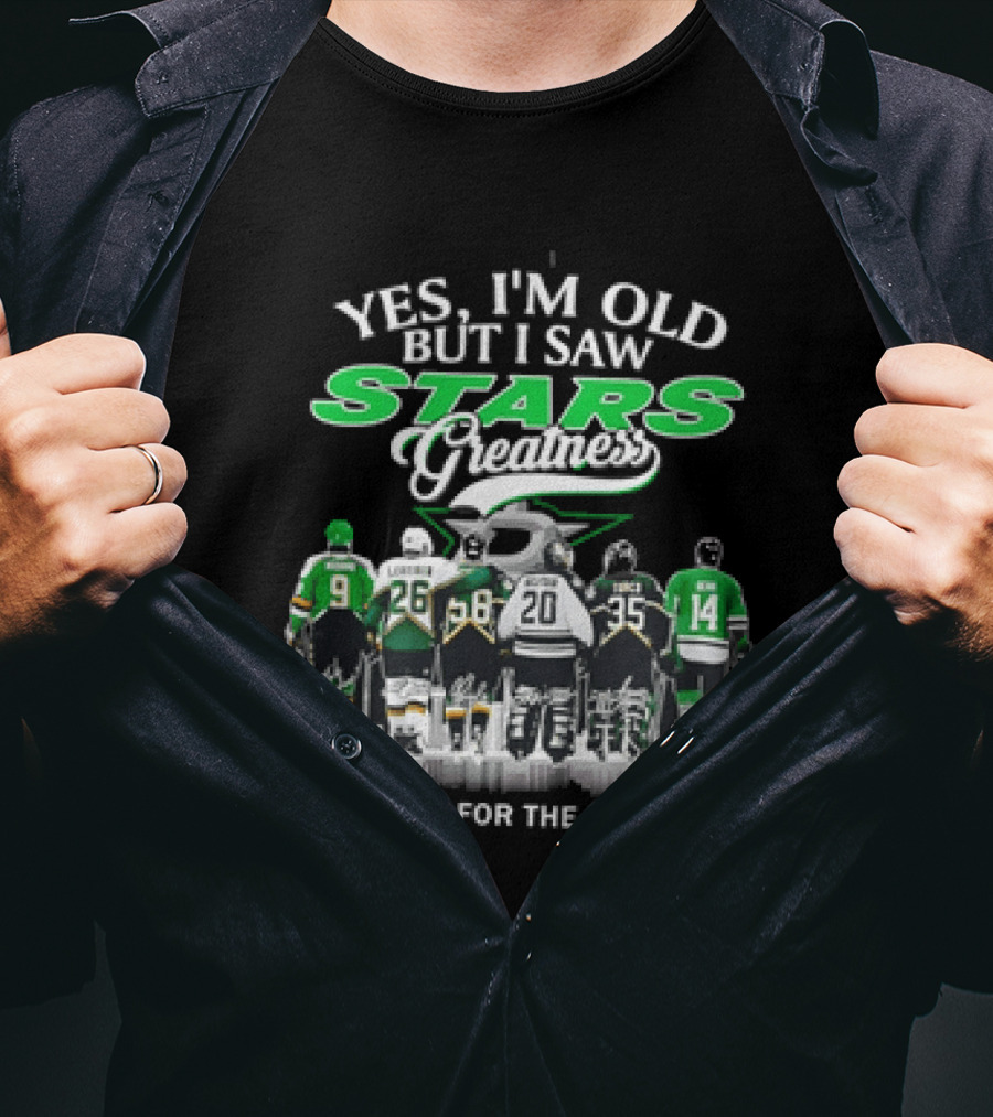 Yes I'm Old But I Saw Stars Greatness Thank You For The Memories T-Shirt