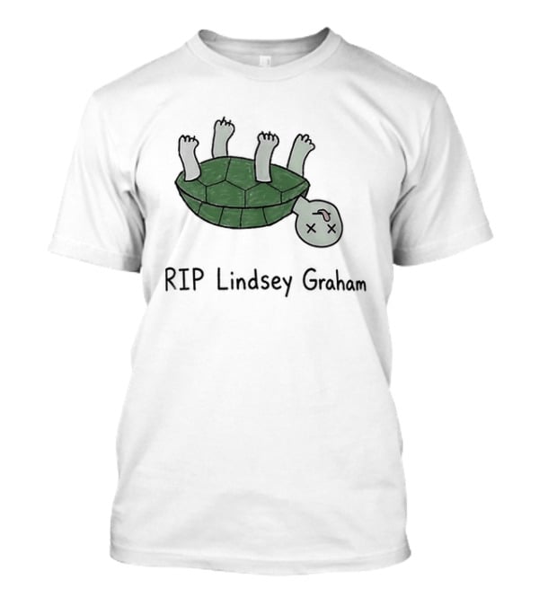 RIP Lindsey Graham Upside Down Turtle T-Shirt