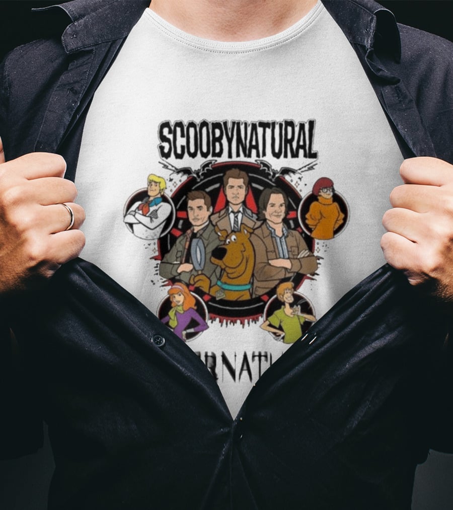 Scoobynatural Supernatural Crossover Featuring Iconic Characters For Fans Of Both Worlds T-Shirt