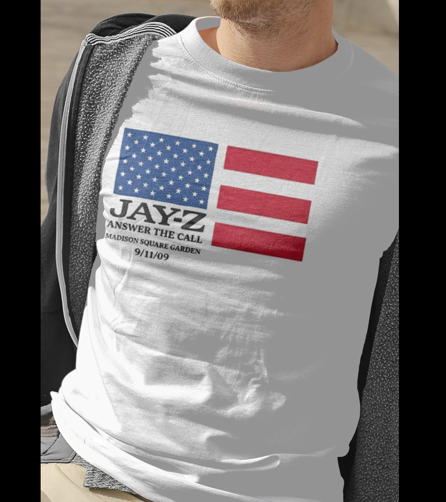 Jay Z Answer The Call Madison Square Garden 9/11/09 T-Shirt