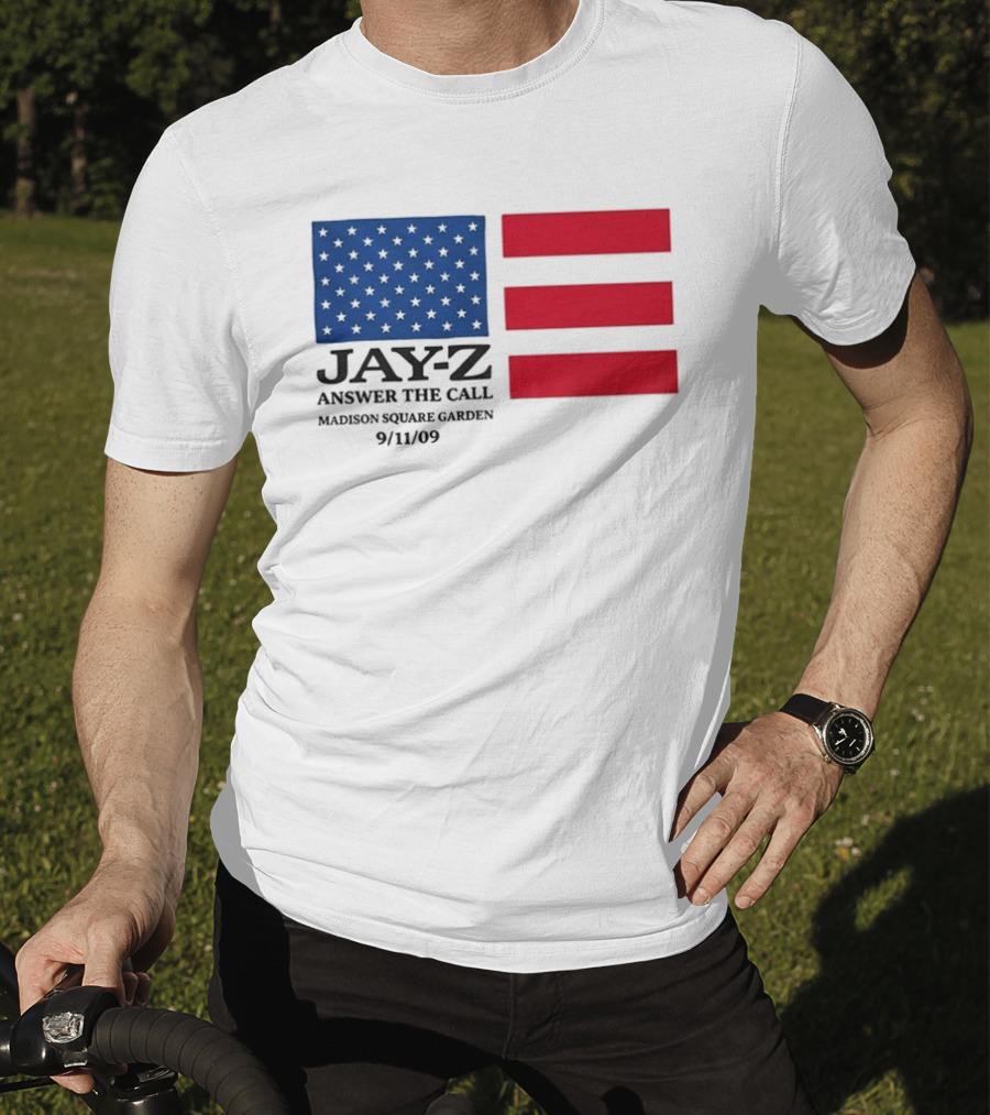 Jay Z Answer The Call Madison Square Garden 9/11/09 T-Shirt