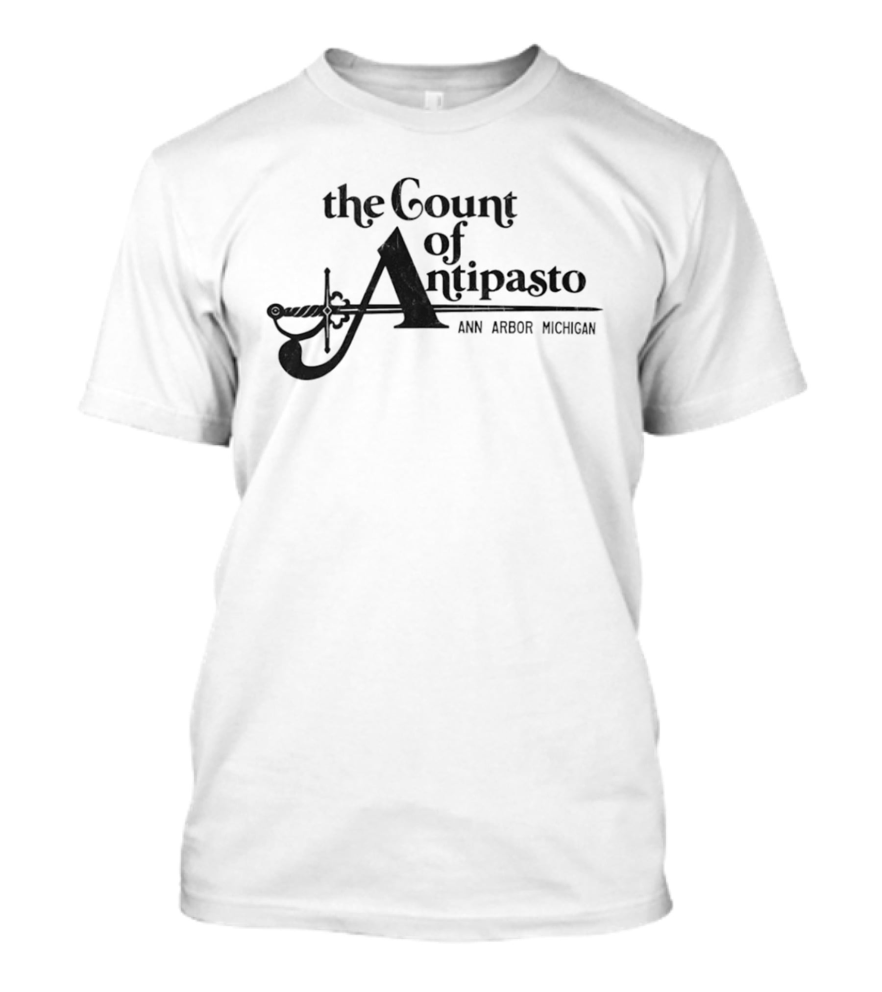 The Count Of Antipasto Ann Arbor Michigan Music T-Shirt