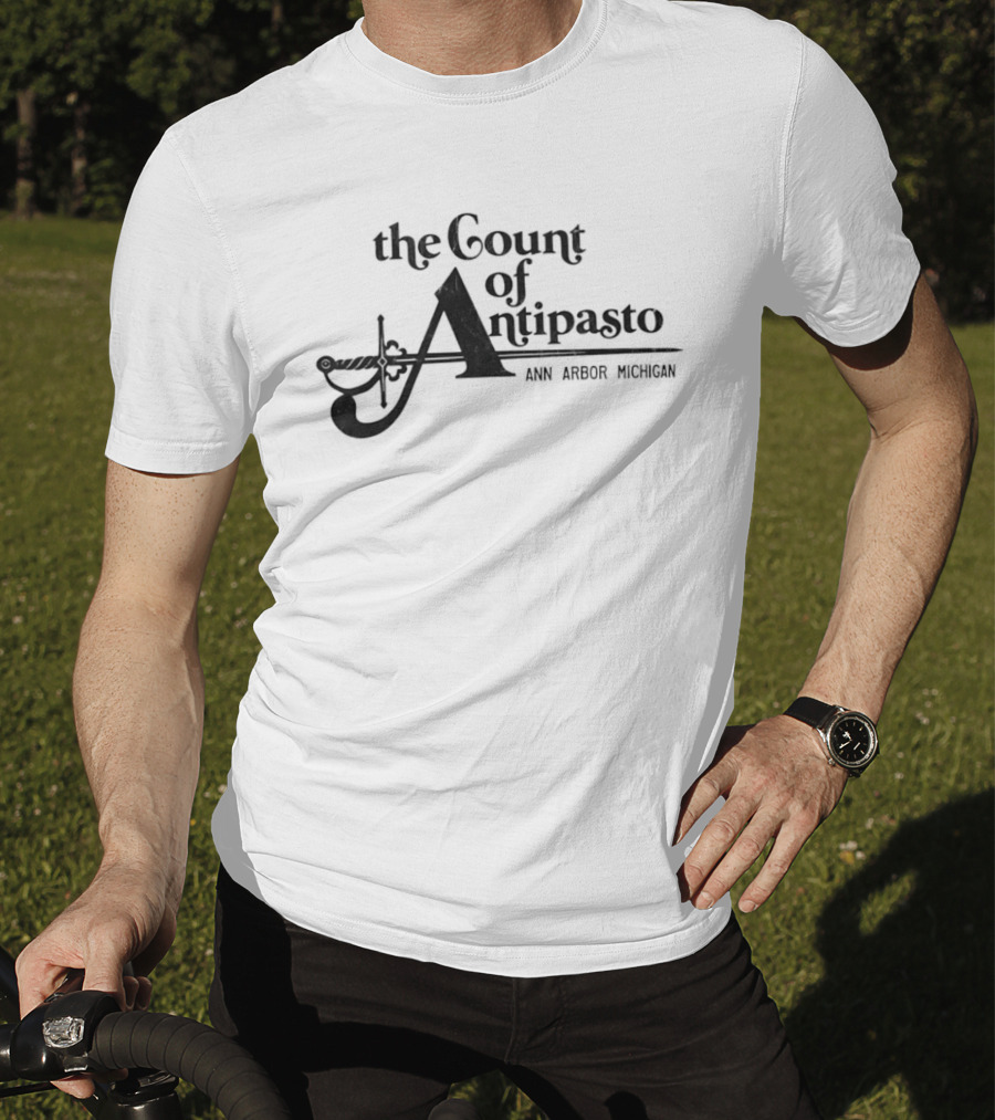 The Count Of Antipasto Ann Arbor Michigan Music T-Shirt