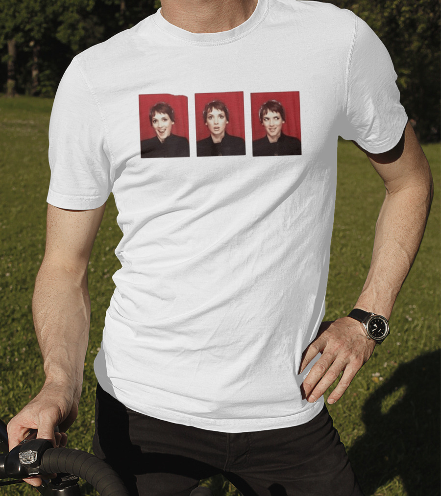 Winona Ryder 90s Photo Booth Strip Nostalgia Actress Vintage Aesthetic T-Shirt
