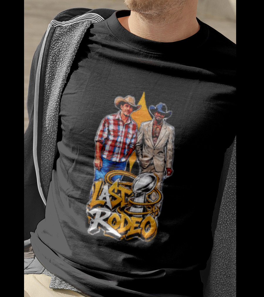 Ben Roethlisberger Hines Ward Last Rodeo Pittsburgh Steelers Iconic Farewell Cowboys NFL Champions T-Shirt