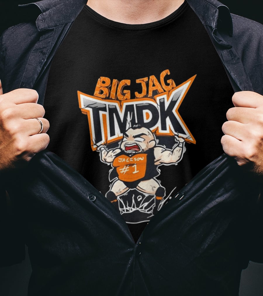 Big Jag TMDK Cartoon Wrestler Jackson #1 T-Shirt