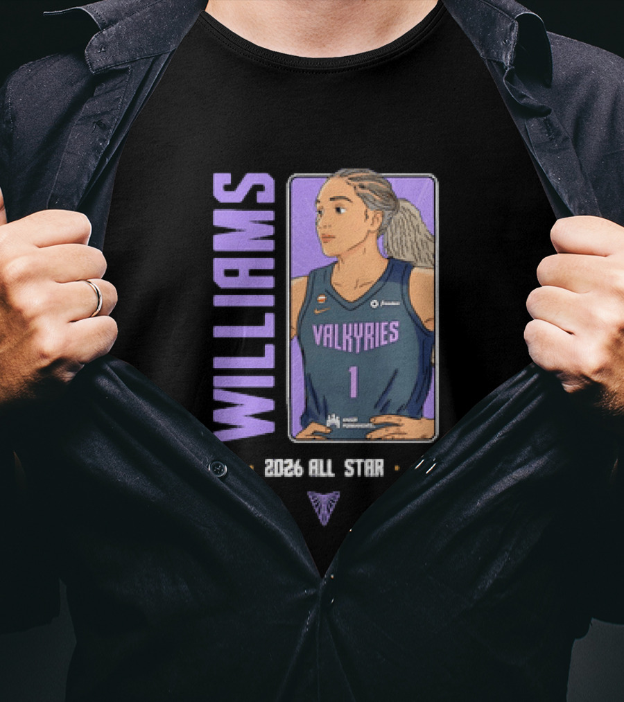 Golden State Valkyries Gabby Williams 2026 WNBA All Star Williams 1 T-Shirt