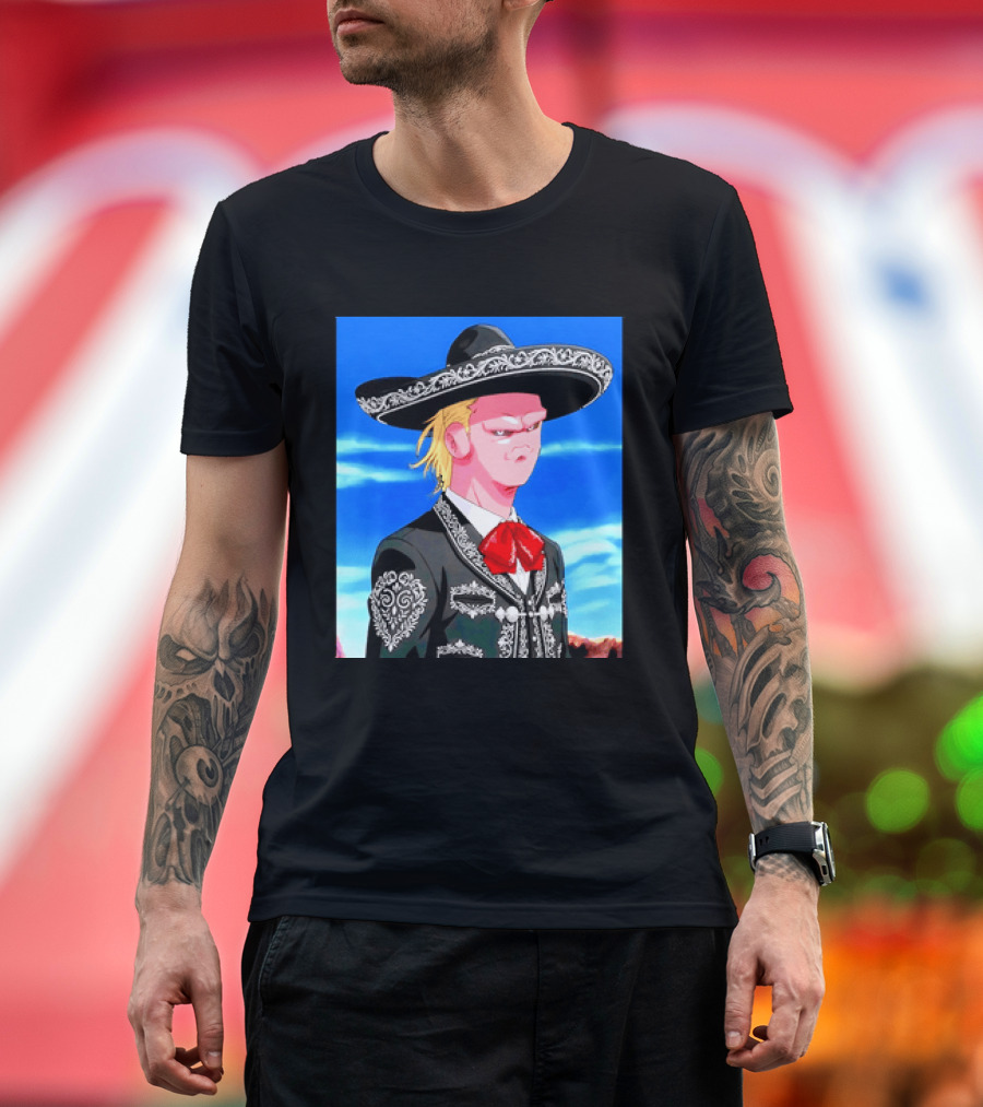 Majin Buu Mariachi Charro Dragon Ball Z Haaland Fusion T-Shirt
