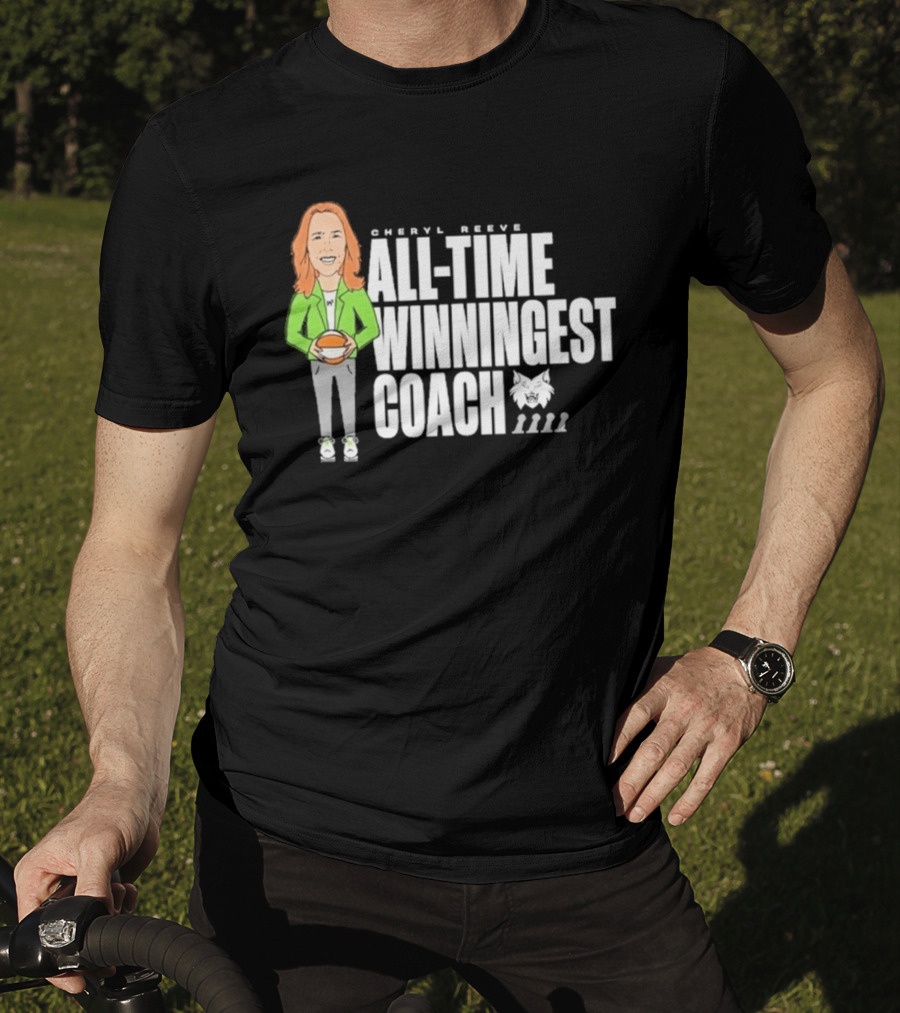 Cheryl Reeve All Time Winningest Coach Iconic Basketball Champion Recognition T-Shirt