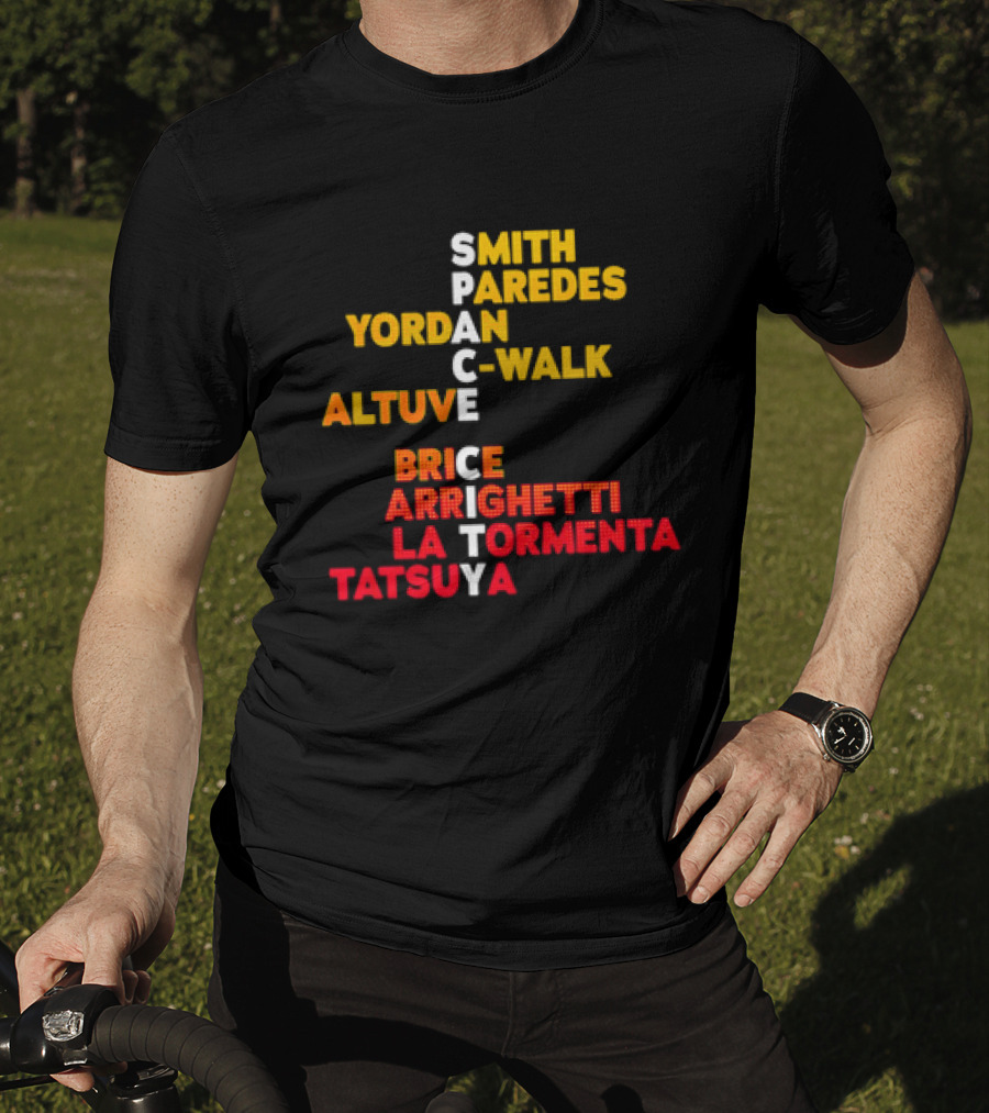 Houston Baseball 2026 Space City Names Smith Yordan Altuve T-Shirt