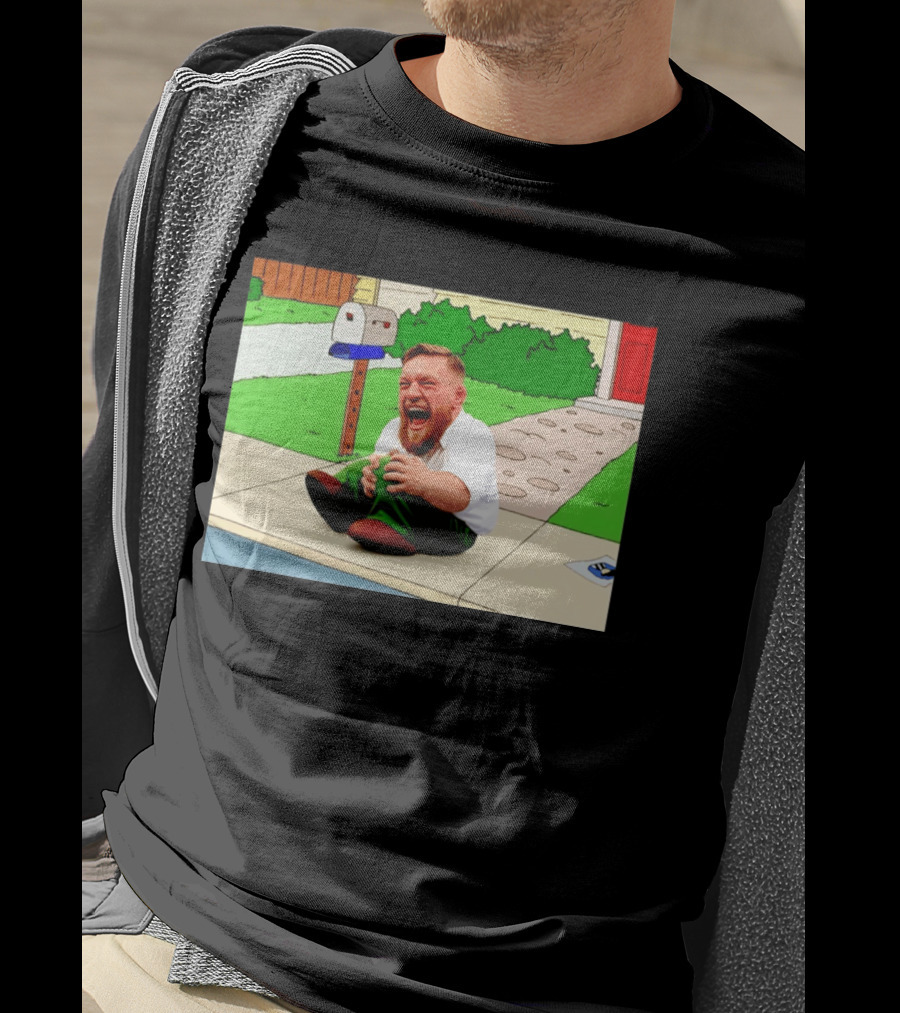 Family Guy Conor McGregor Laughing Curb Scene T-Shirt