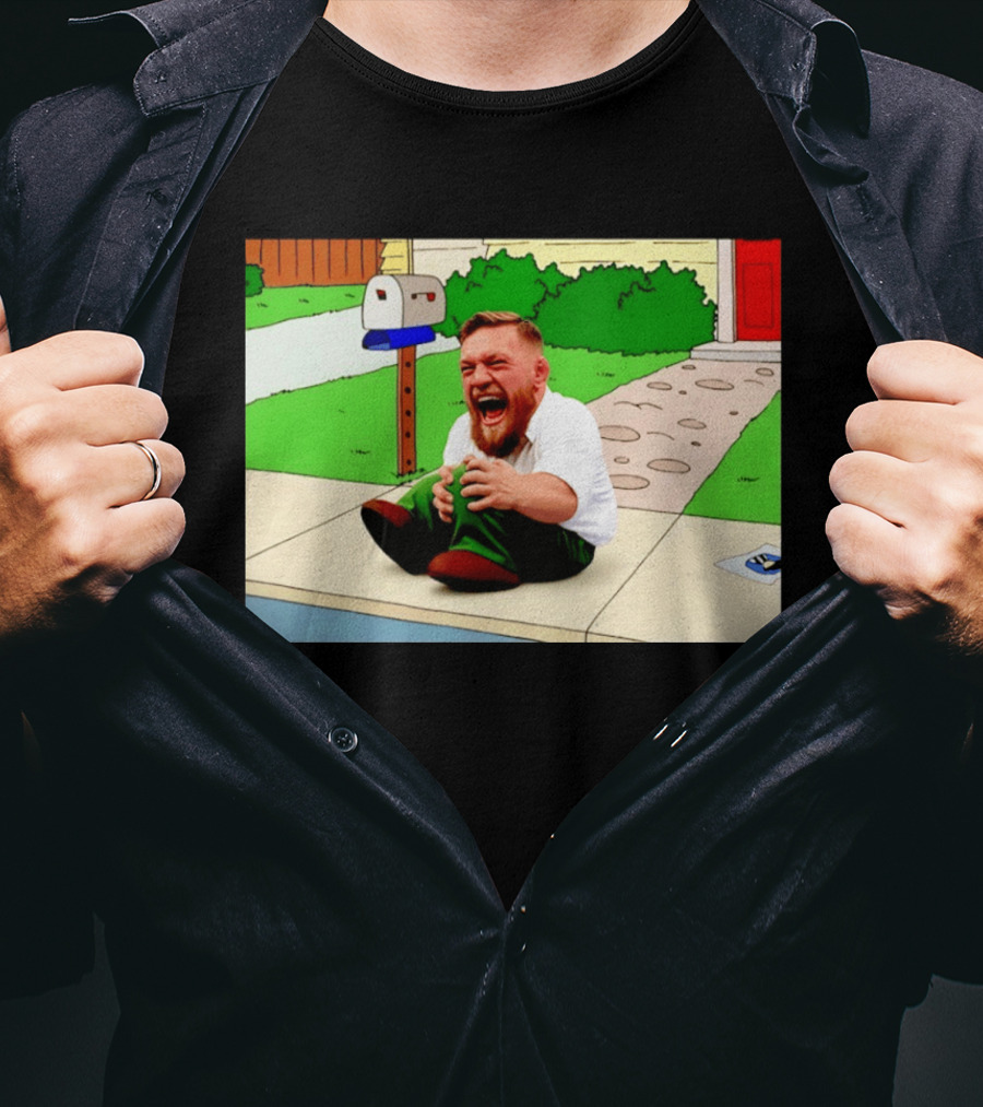 Family Guy Conor McGregor Laughing Curb Scene T-Shirt