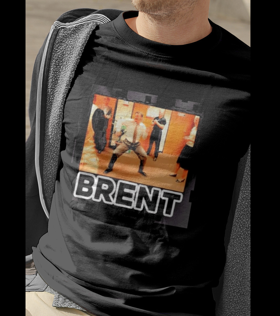 David Brent Iconic Dance Scene From The Office UK Series T-Shirt