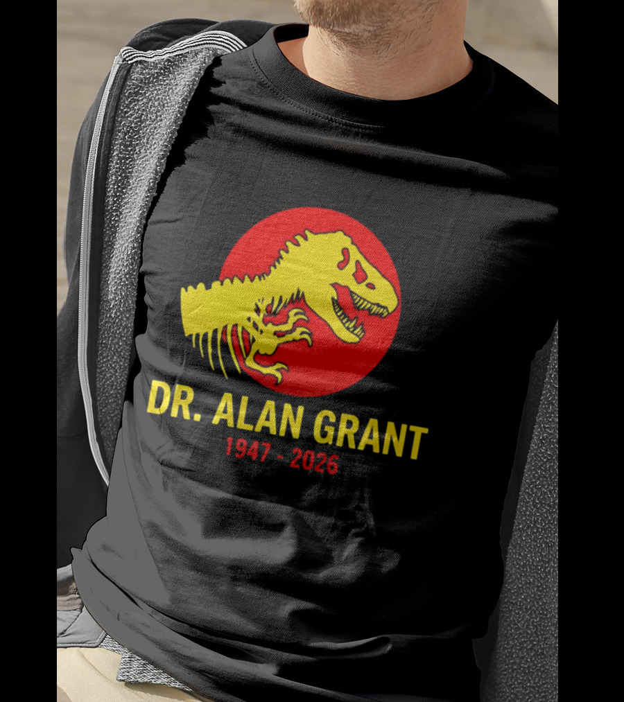 Dr. Alan Grant 1947 2026 Memorial Rex T-Shirt