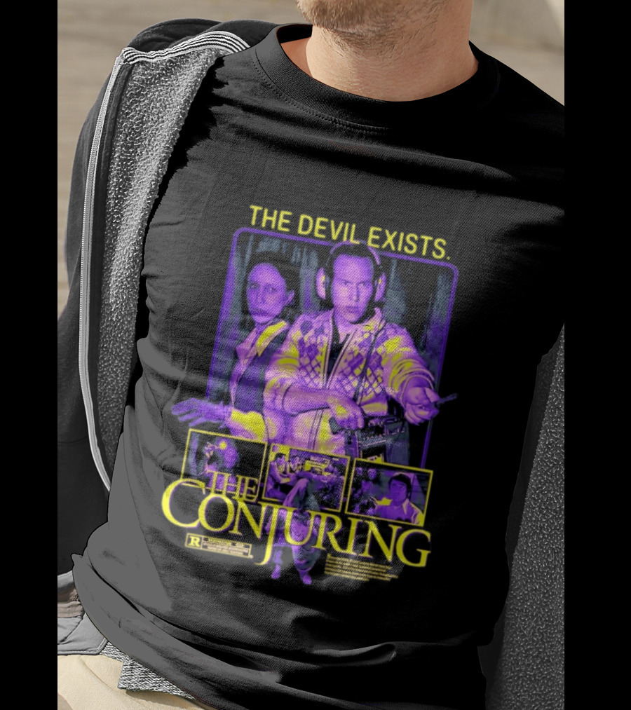 The Conjuring The Devil Exists Movie Horror Ed And Lorraine Warren T-Shirt