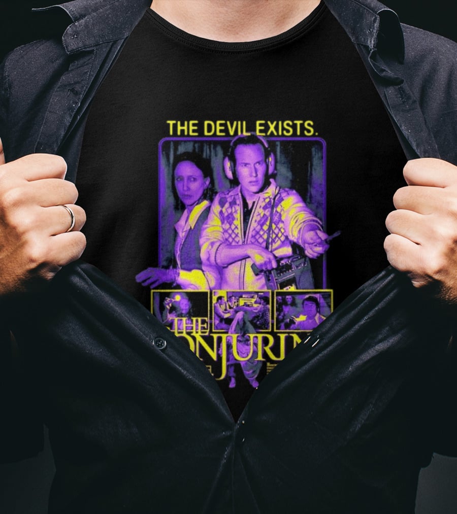The Conjuring The Devil Exists Movie Horror Ed And Lorraine Warren T-Shirt