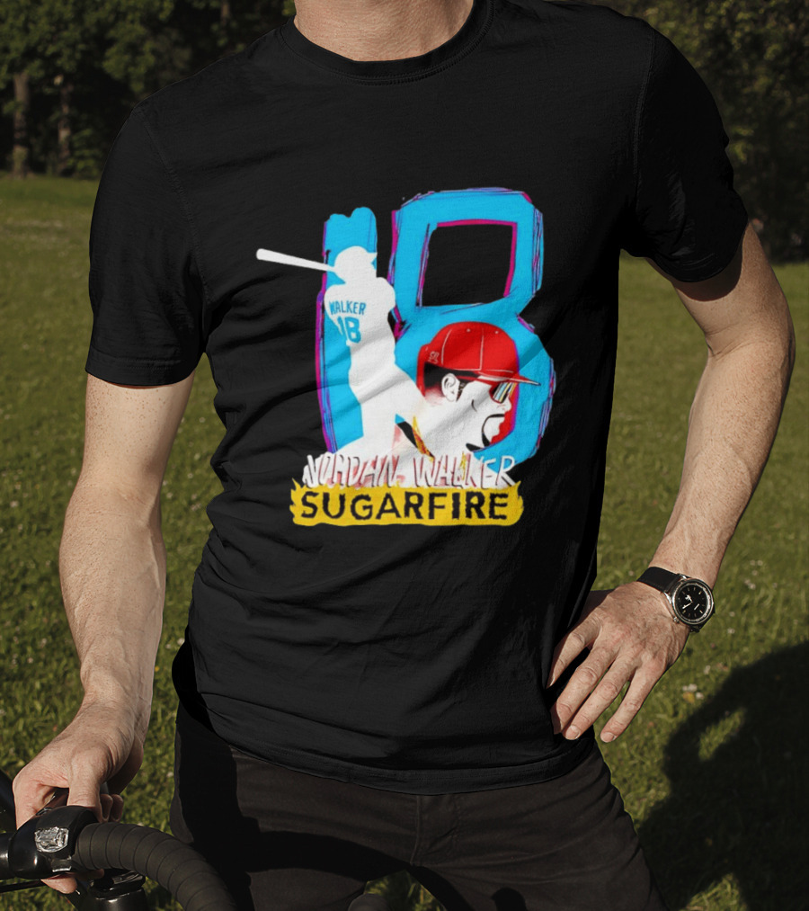 Jordan Walker Sugarfire St. Louis Cardinals Home Run Derby Champ 18 Baseball T-Shirt