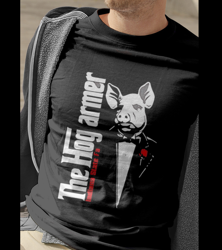 The Hogfarmer Indiana State Fair Pig Tuxedo T-Shirt