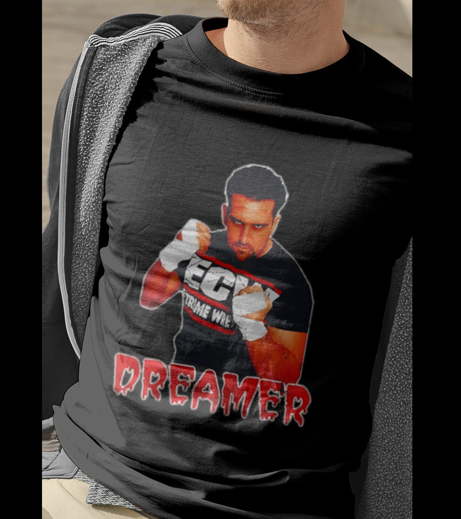 ECW Extreme Wrestling Tommy Dreamer Fighting T-Shirt