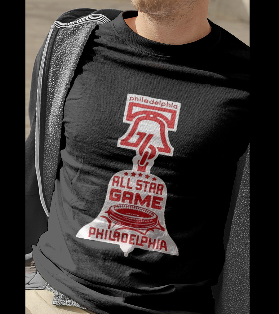 Philadelphia 76 All Star Game Liberty Bell Stadium T-Shirt