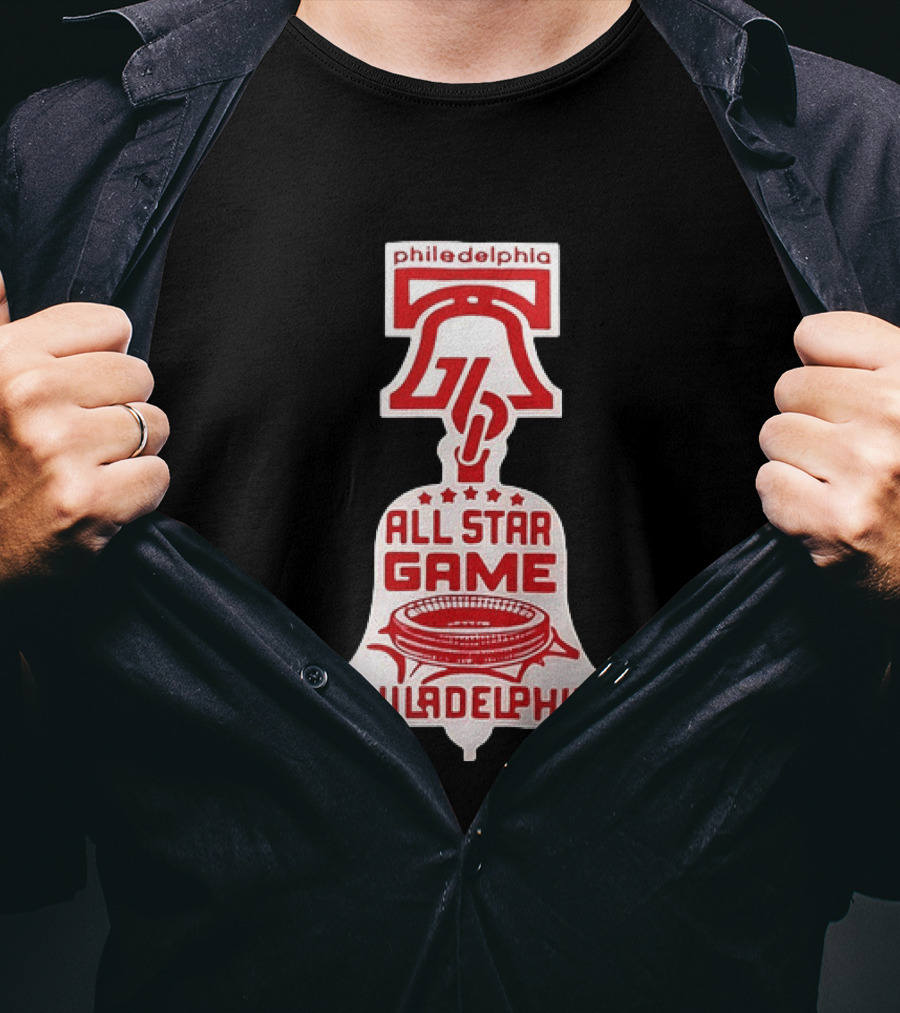 Philadelphia 76 All Star Game Liberty Bell Stadium T-Shirt