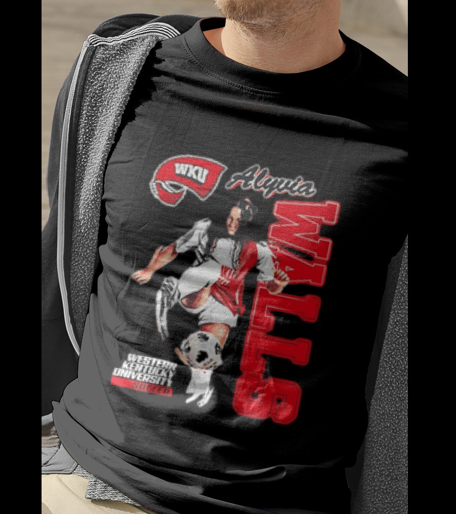 Western Kentucky University Soccer Alyvia Walls WKU T-Shirt