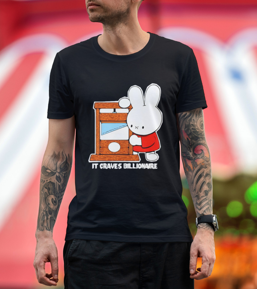 Miffy Guillotine It Craves Billionaire T-Shirt