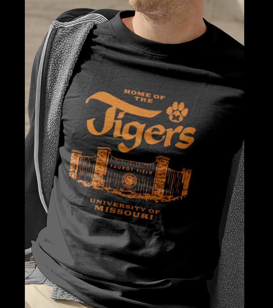 Home Of The Tigers Faurot Field University Of Missouri T-Shirt