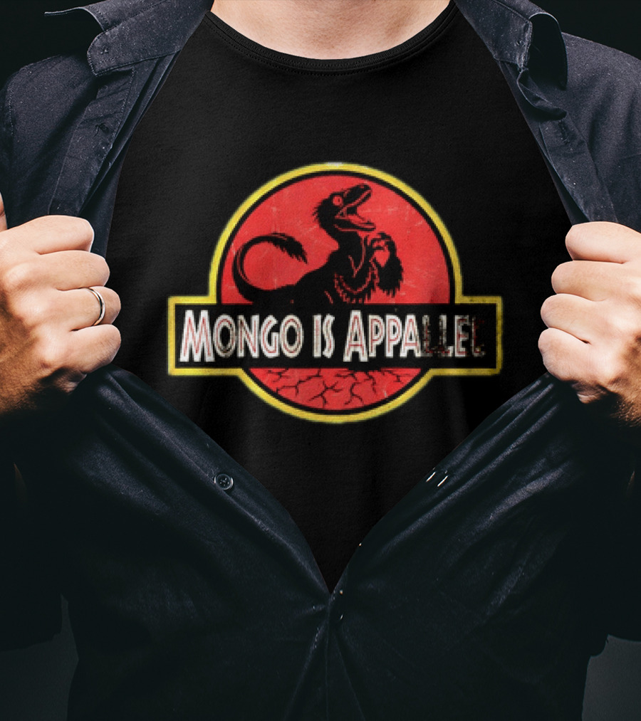 Mongo Is Appalled Dinosaur Red Circle T-Shirt