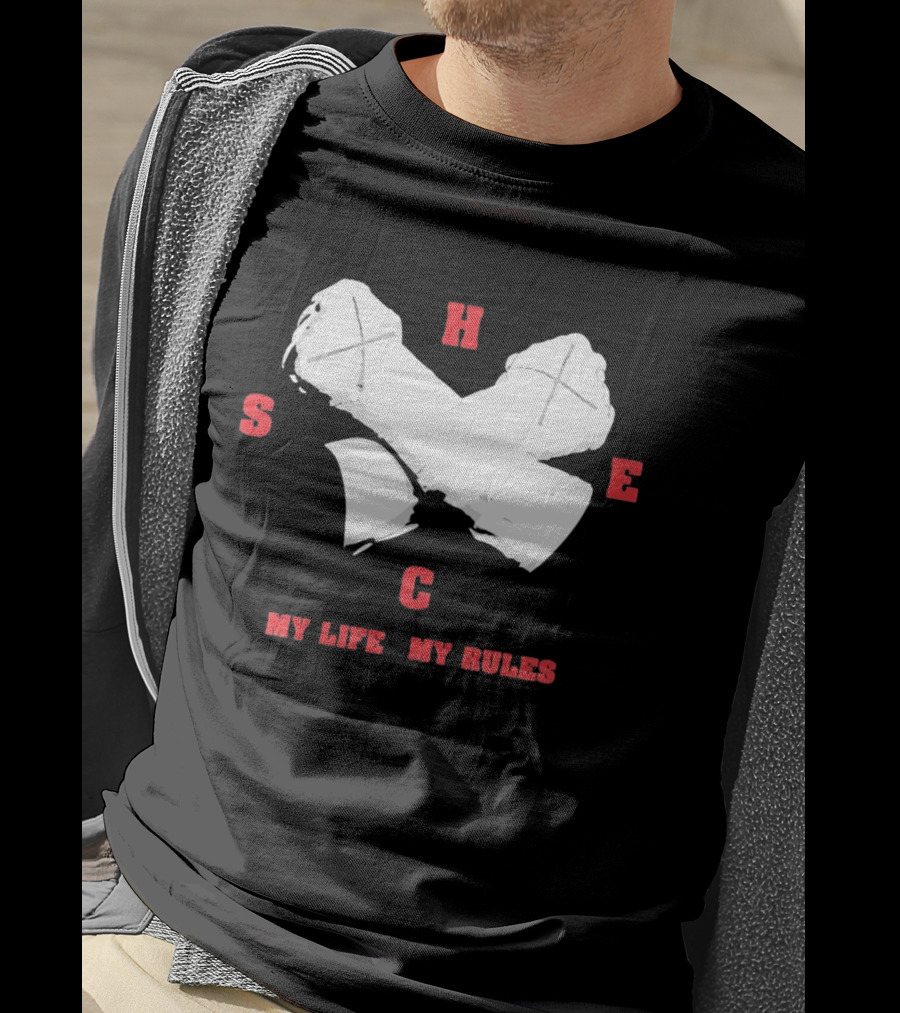 HSEC Crossed Axes My Life My Rules T-Shirt