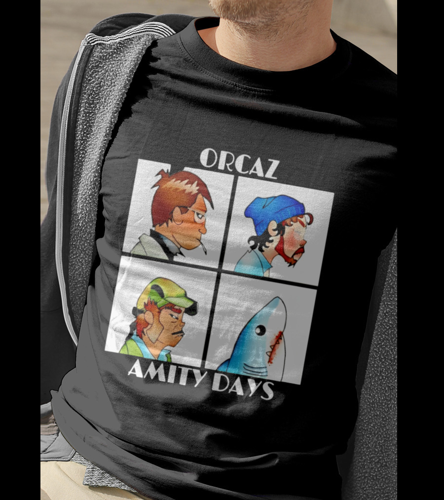 Orcaz Amity Days Demon Days Jaws T-Shirt