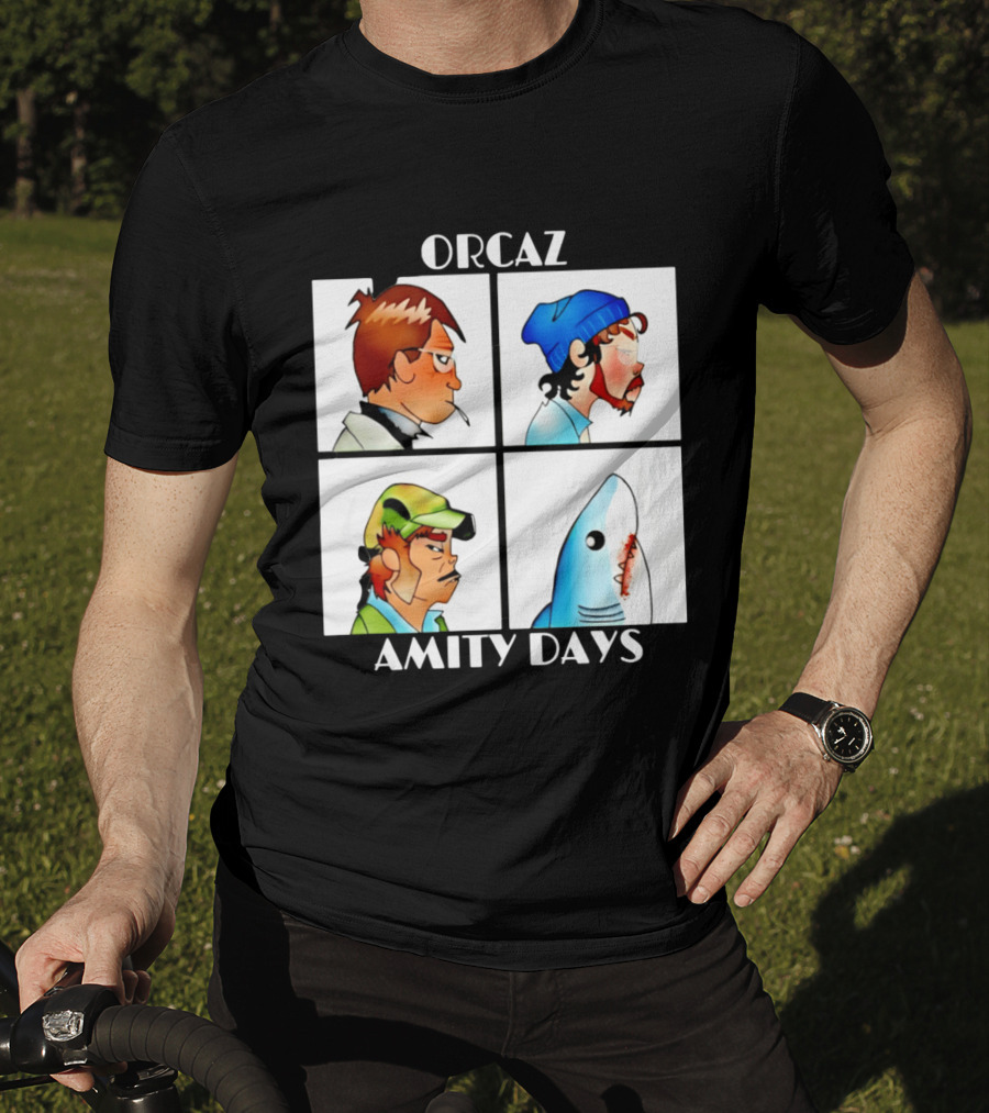 Orcaz Amity Days Demon Days Jaws T-Shirt