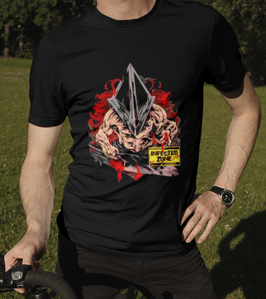 Pyramid Head Silent Hill Infected Zone Horror T-Shirt