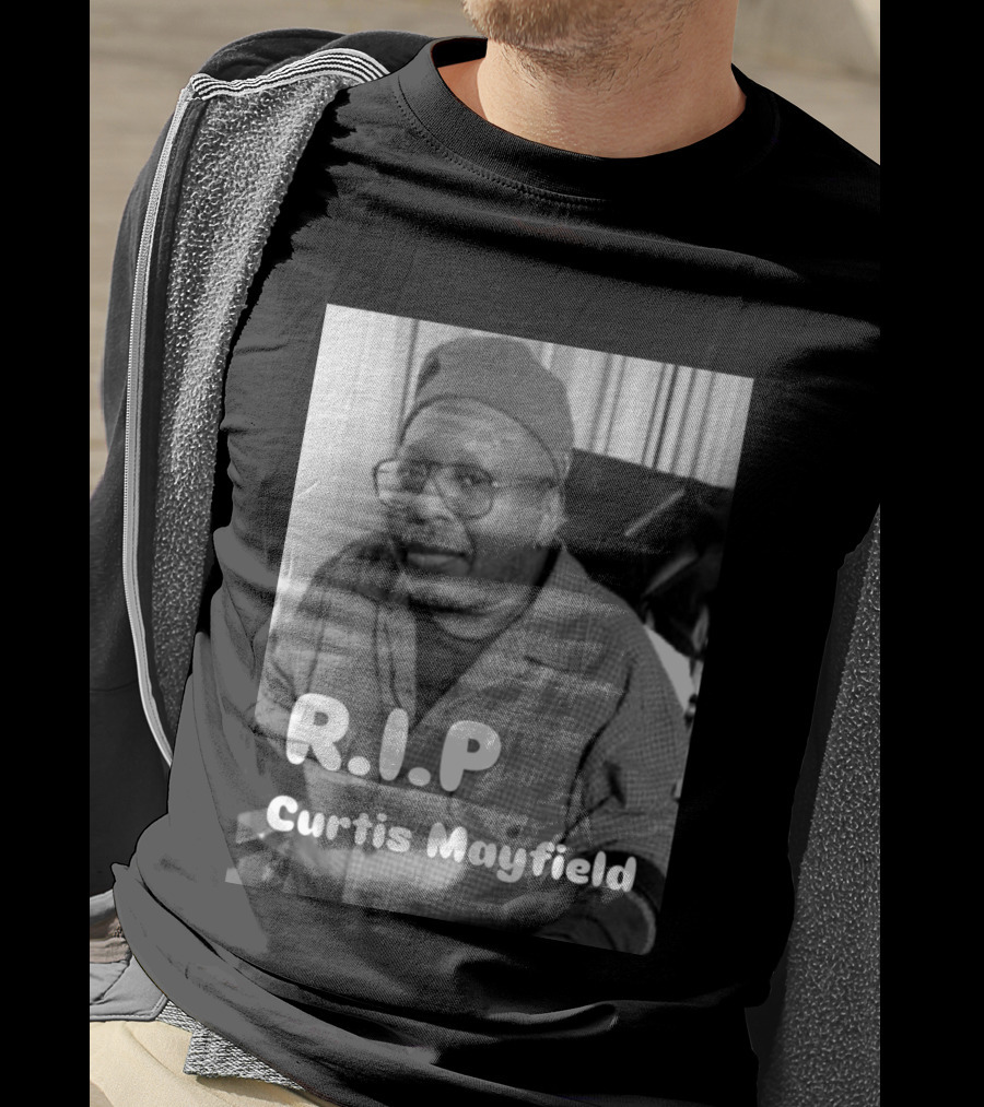 RIP Curtis Mayfield Memory July 13 1990 T-Shirt