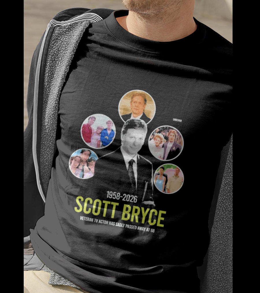 Scott Bryce 1958 2026 Veteran TV Actor Remembered T-Shirt
