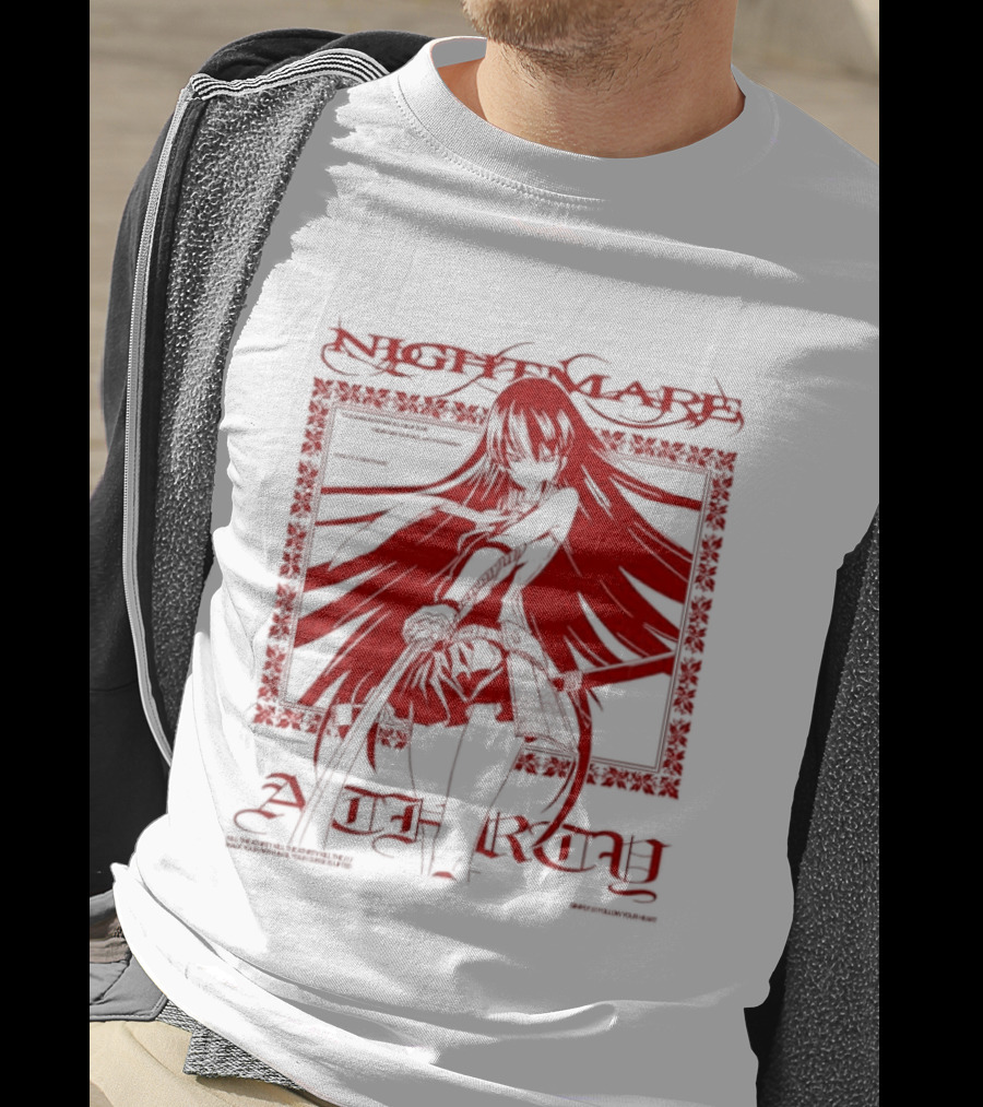 Akame Akame Ga Kill Nightmare Anime Character Grand Entry Red T-Shirt