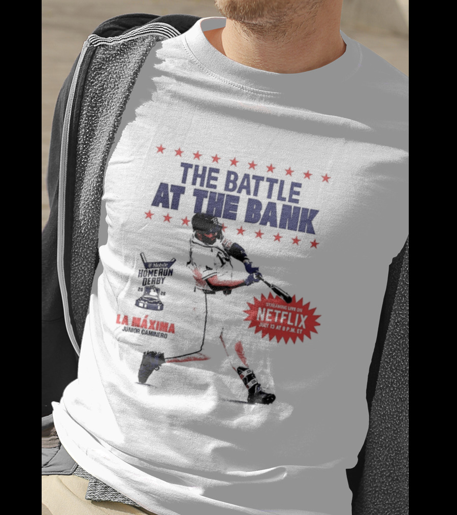 Junior Caminero LA Maxima The Battle At The Bank Netflix Home Run Derby 2026 T-Shirt