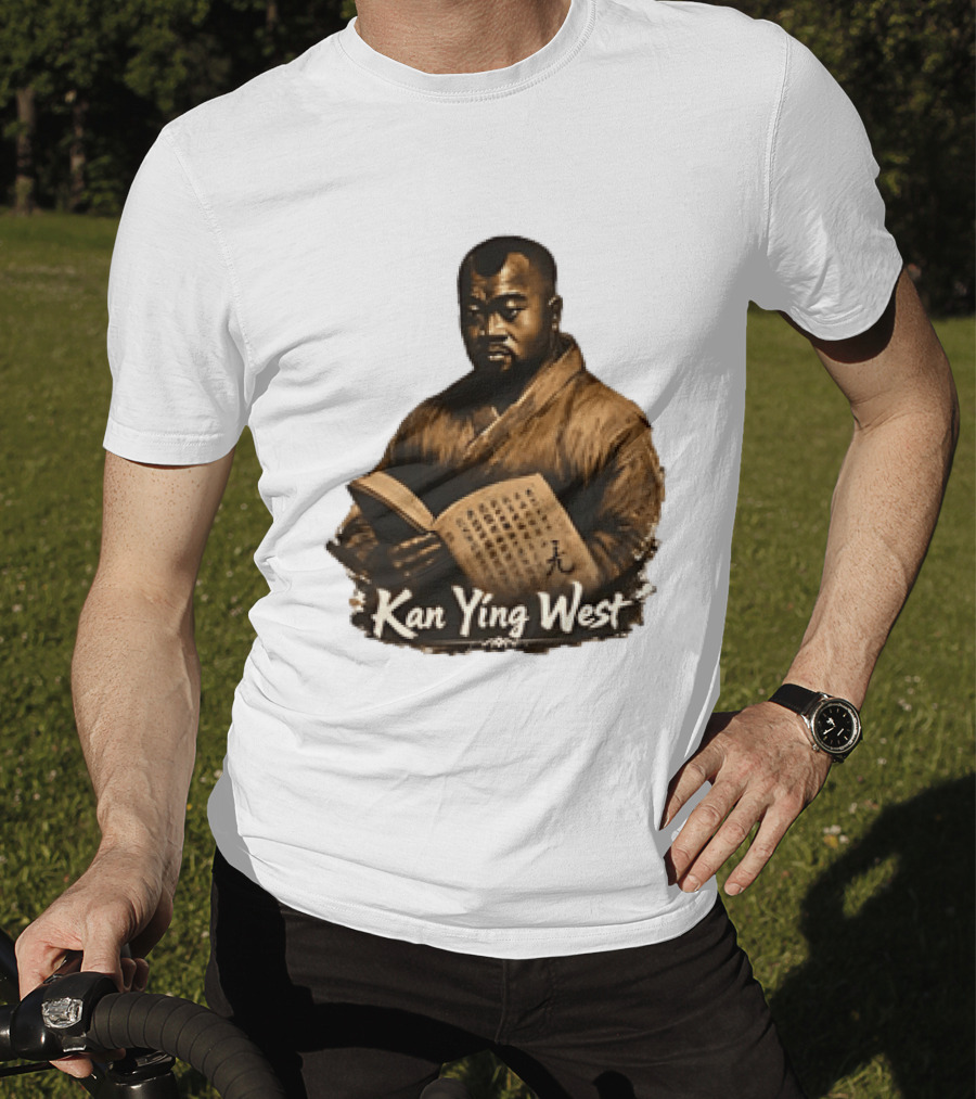 Kan Ying West Book Meme Kanye Mashup T-Shirt