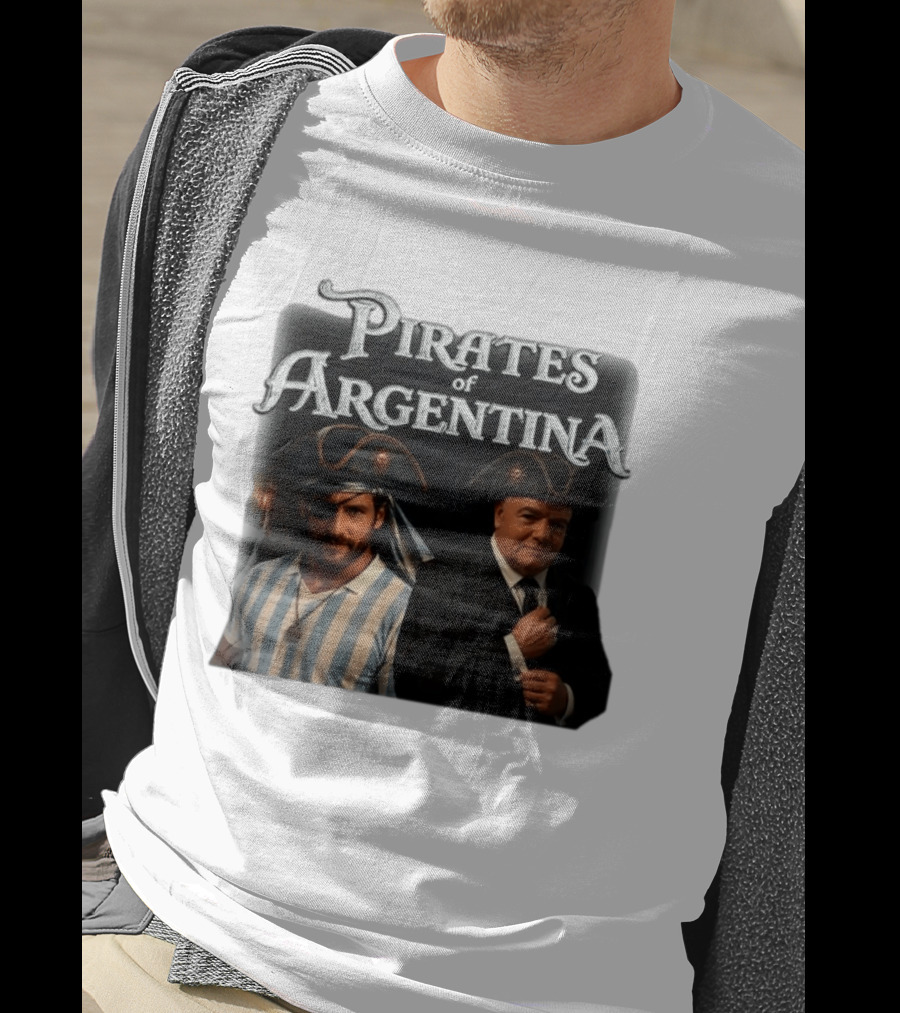 Pirates Of Argentina Messi Infantino Soccer Themed Merchandise T-Shirt