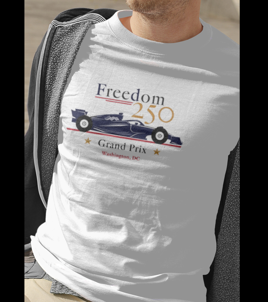 Freedom 250 Grand Prix Washington DC Racing Car Event T-Shirt